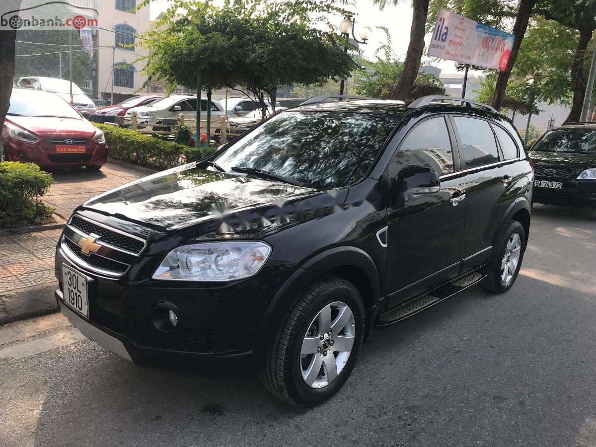 Chevrolet Captiva LTZ 2.4 AT 2008 - Cần bán xe Chevrolet Captiva LTZ 2.4 AT đời 2008, màu đen