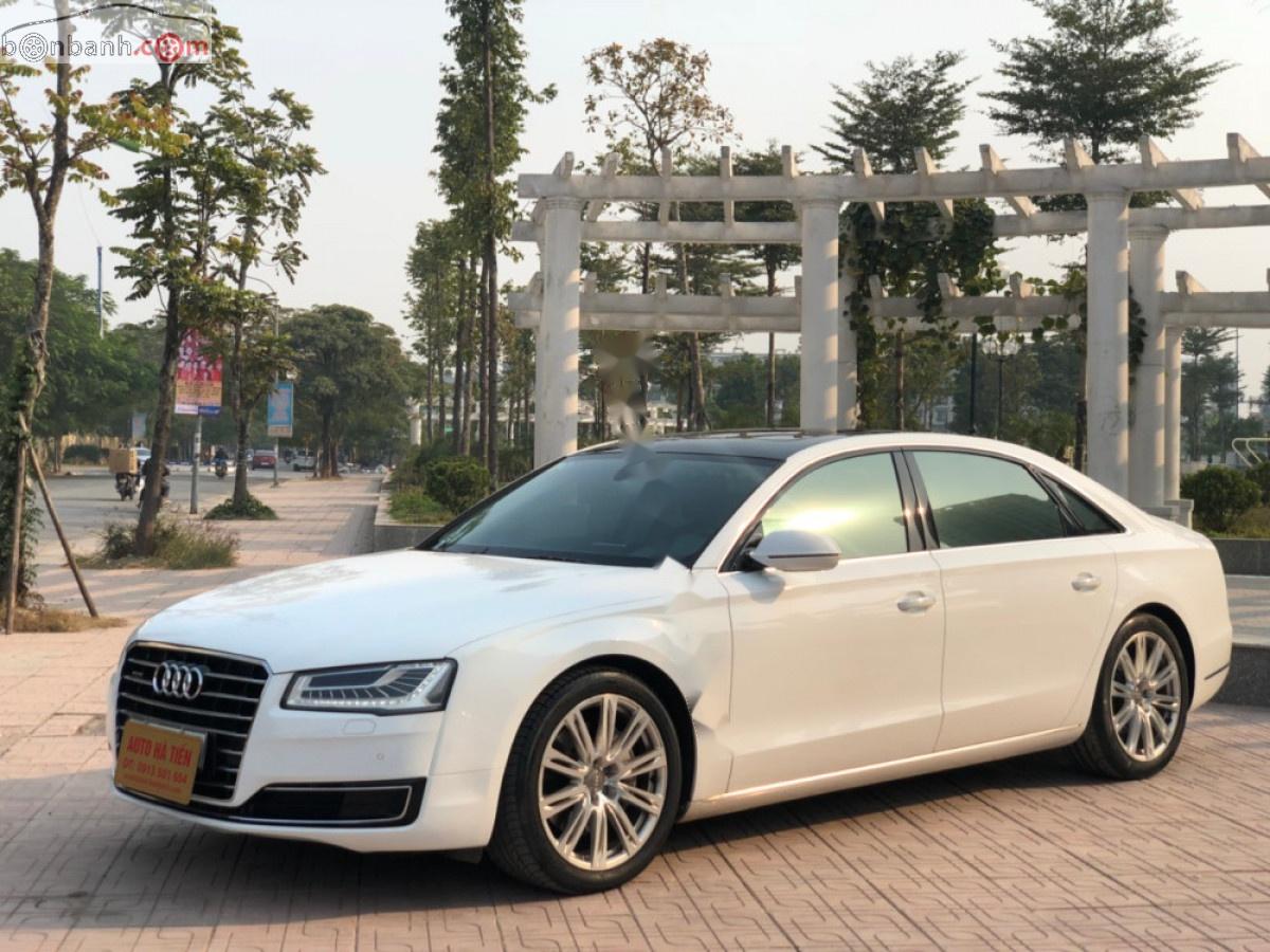 Audi A8   2015 - Bán Audi A8 năm sản xuất 2015, màu trắng, nhập khẩu  