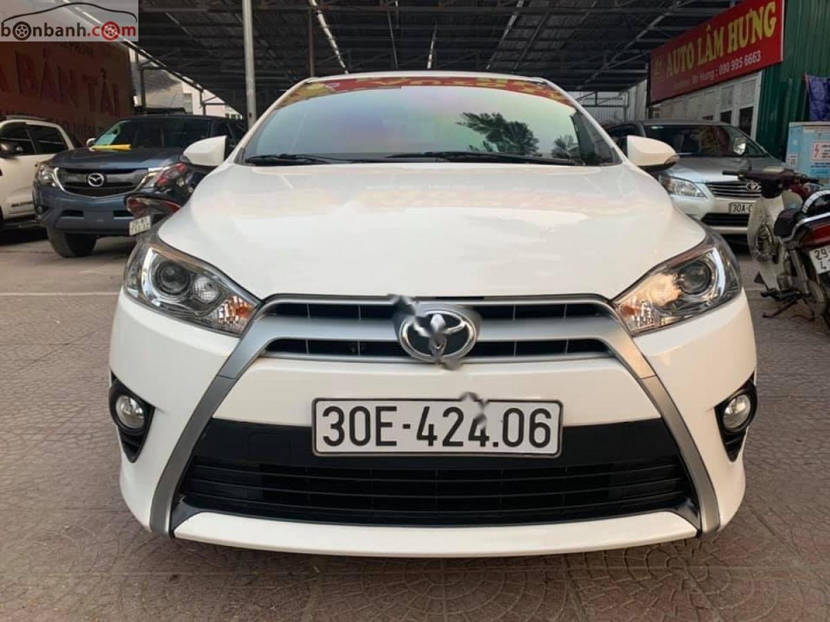 Toyota Yaris   2017 - Cần bán Toyota Yaris 1.5G 2017, màu trắng, nhập khẩu  