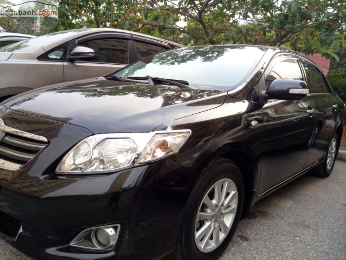 Toyota Corolla   2009 - Cần bán Toyota Corolla XLi 1.6 AT sản xuất năm 2009, màu đen, nhập khẩu 