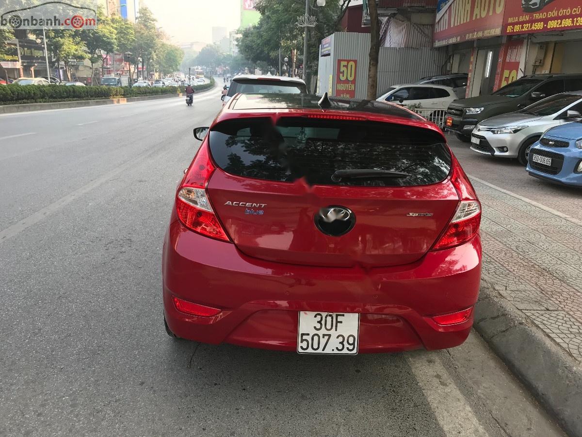 Hyundai Accent 1.4 AT 2015 - Cần bán lại xe Hyundai Accent 1.4 AT năm sản xuất 2015, màu đỏ, nhập khẩu nguyên chiếc, 456 triệu