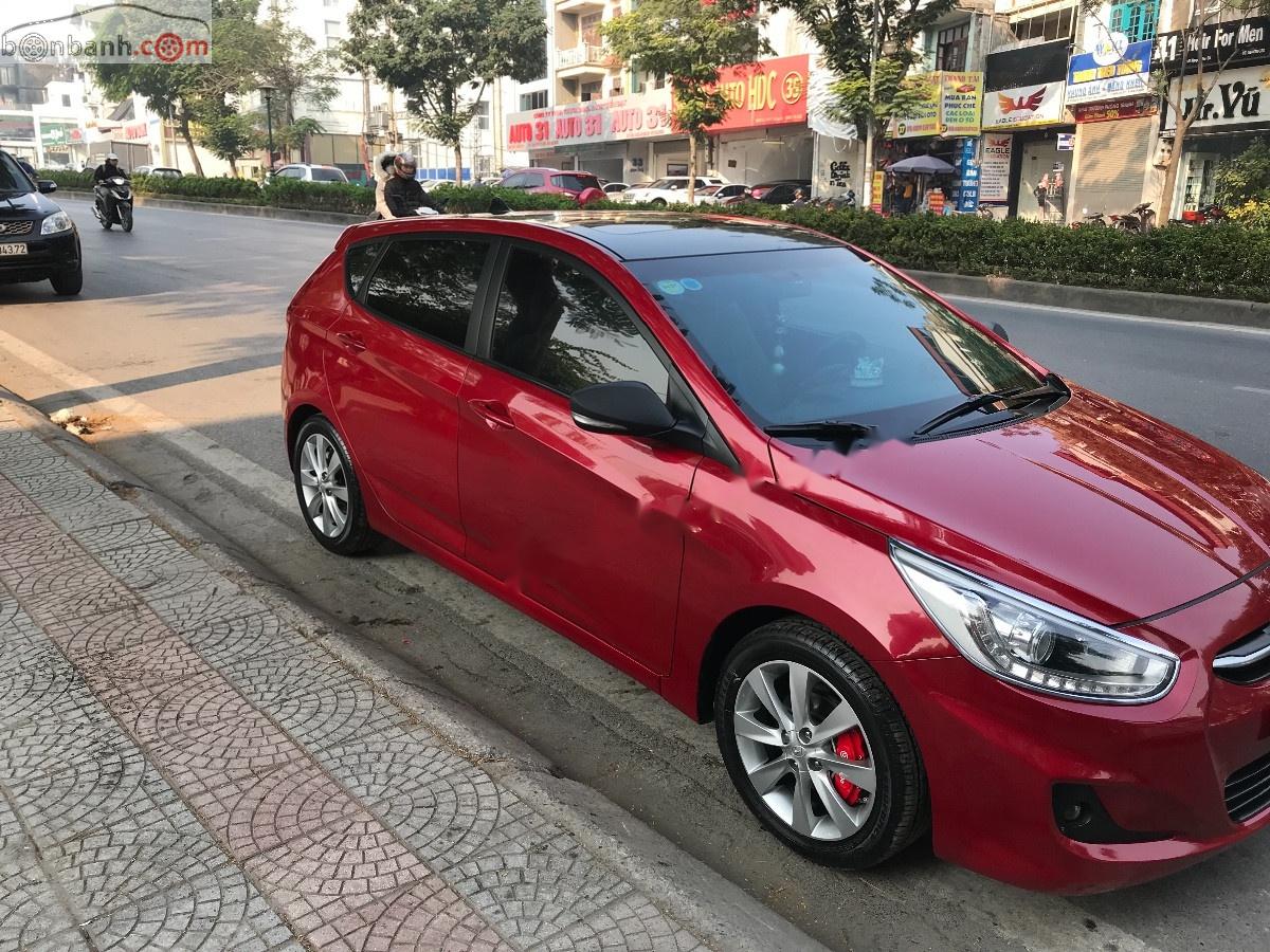 Hyundai Accent 1.4 AT 2015 - Cần bán lại xe Hyundai Accent 1.4 AT năm sản xuất 2015, màu đỏ, nhập khẩu nguyên chiếc, 456 triệu