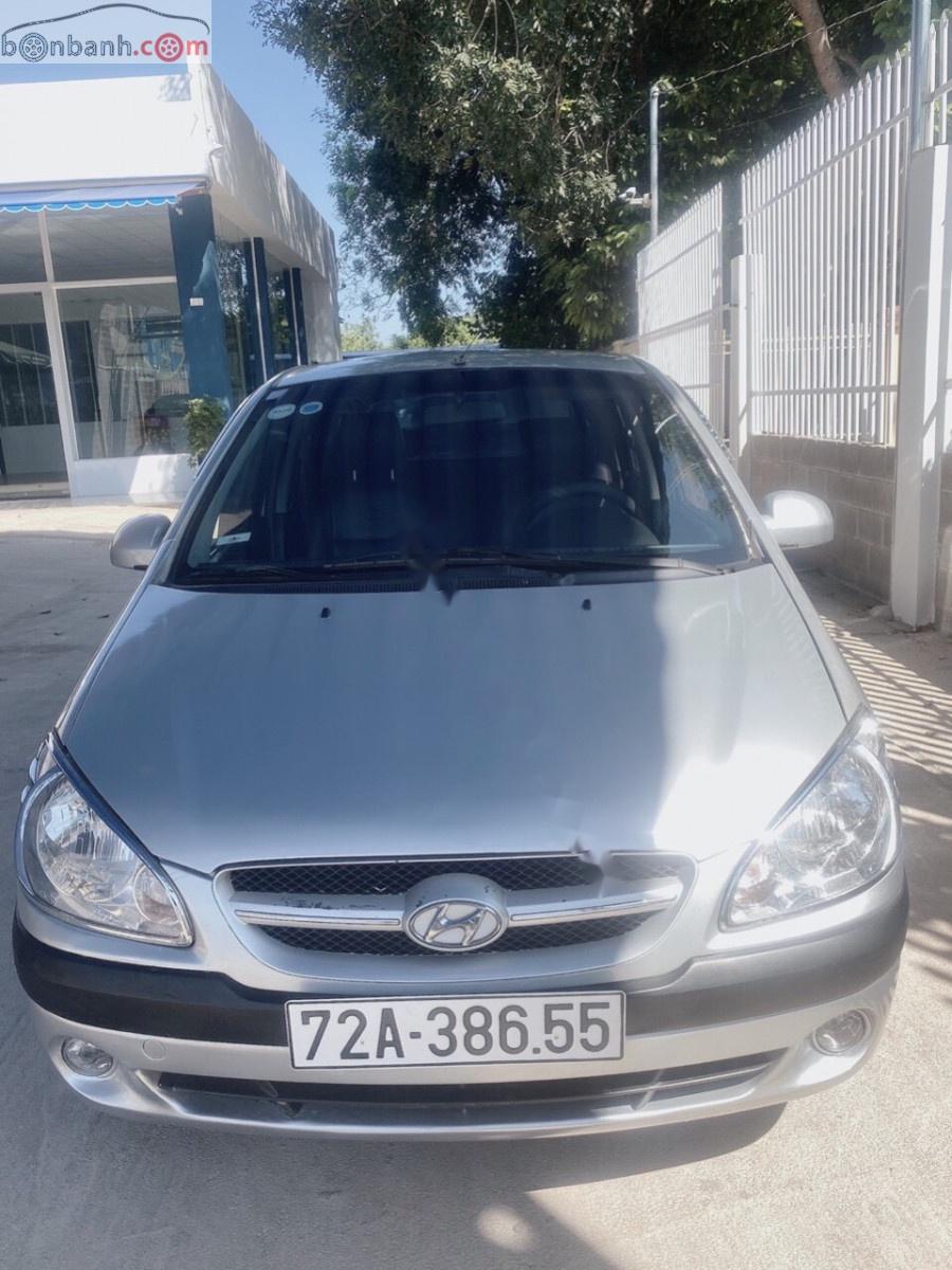 Hyundai Getz 2009 - Bán Hyundai Getz 1.1 MT năm 2009, màu bạc, xe nhập, số sàn