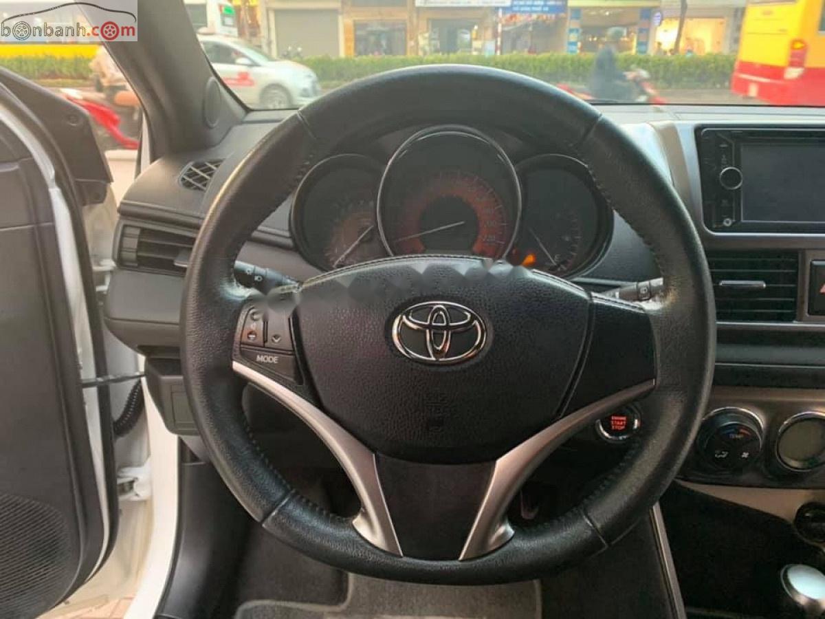 Toyota Yaris   2017 - Cần bán Toyota Yaris 1.5G 2017, màu trắng, nhập khẩu  