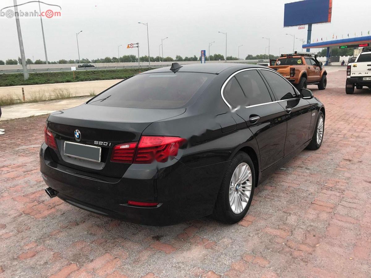 BMW 5 Series   2014 - Cần bán xe BMW 520i đời 2014, màu đen, nhập khẩu 