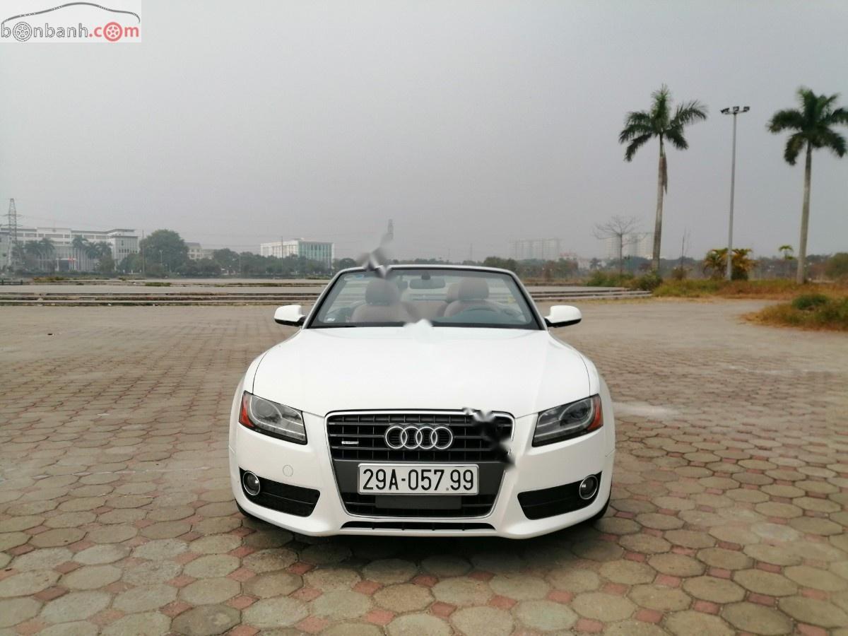 Audi A5   2010 - Cần bán xe Audi A5 đời 2010, màu trắng, nhập khẩu  