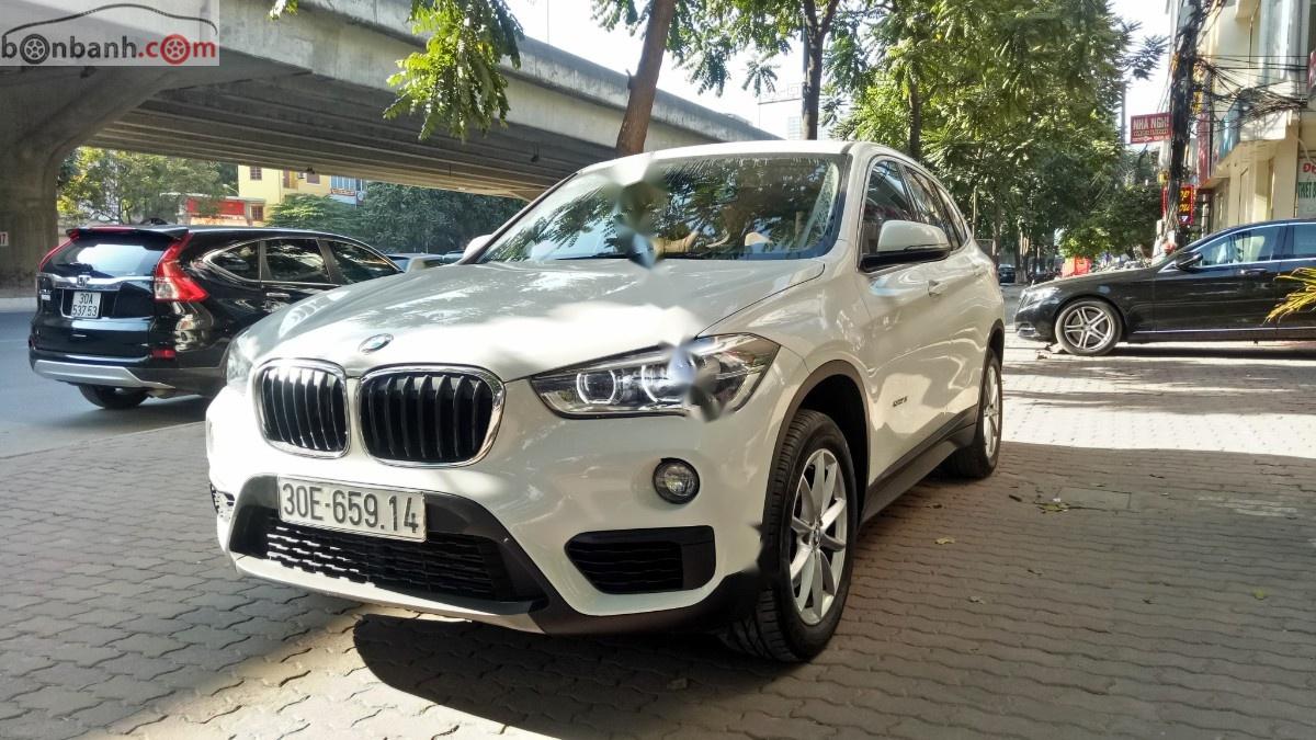 BMW X1 sDrive18i 2016 - Bán xe BMW X1 sDrive18i đời 2016, màu trắng, nhập khẩu