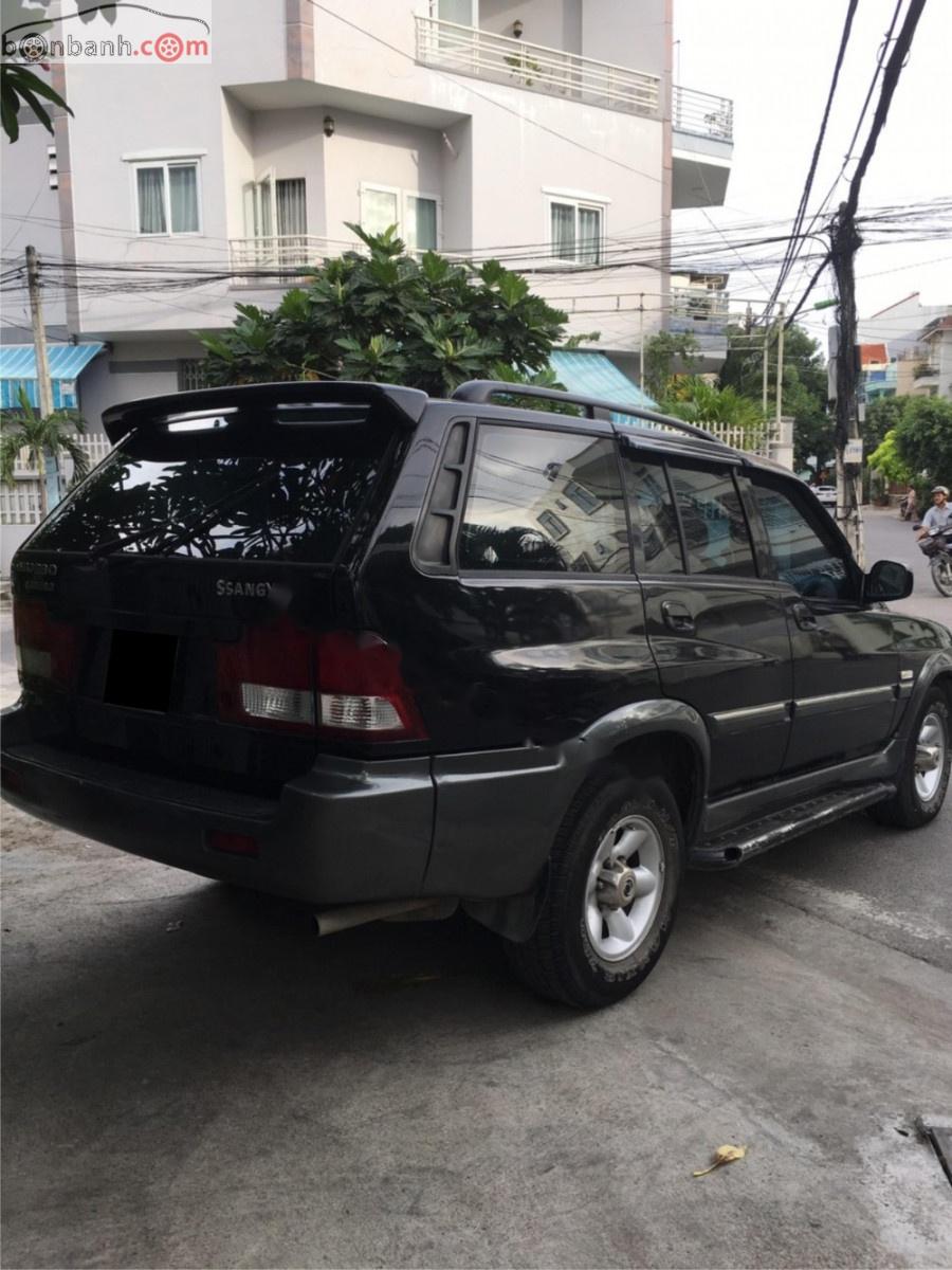 Ssangyong Musso 2.3 AT 4WD 2007 - Bán xe Ssangyong Musso 2.3 AT 4WD 2007, màu đen, 150 triệu