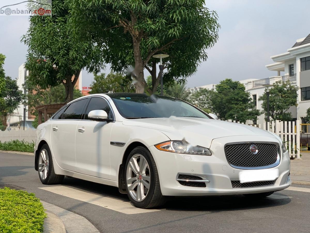 Jaguar XJ   2014 - Bán Jaguar XJ 3.0 đời 2014, màu trắng, nhập khẩu  