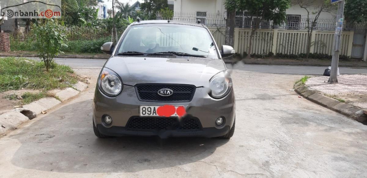 Kia Morning SLX  2009 - Bán ô tô Kia Morning SLX đời 2009, màu xám, nhập khẩu nguyên chiếc 