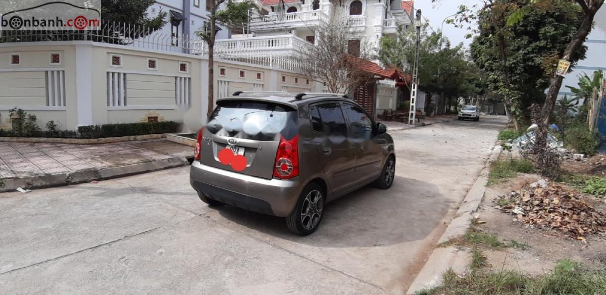 Kia Morning SLX  2009 - Bán ô tô Kia Morning SLX đời 2009, màu xám, nhập khẩu nguyên chiếc 