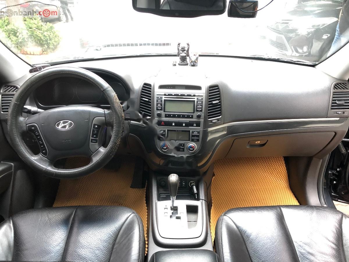 Hyundai Santa Fe 2011 - Cần bán gấp Hyundai Santa Fe đời 2011, màu đen, xe nhập như mới