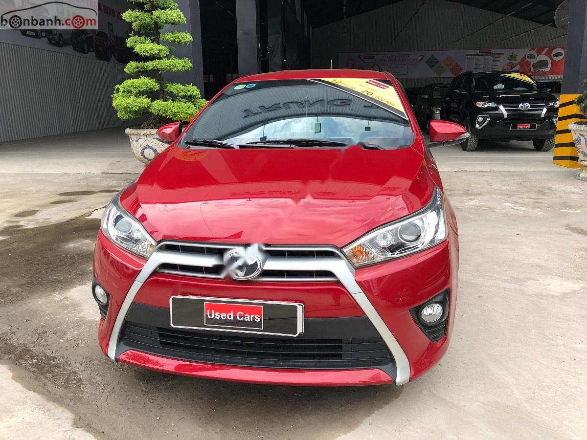 Toyota Yaris 1.5G 2015 - Cần bán Toyota Yaris G sản xuất 2015, màu đỏ, nhập khẩu nguyên chiếc số tự động, giá chỉ 570 triệu