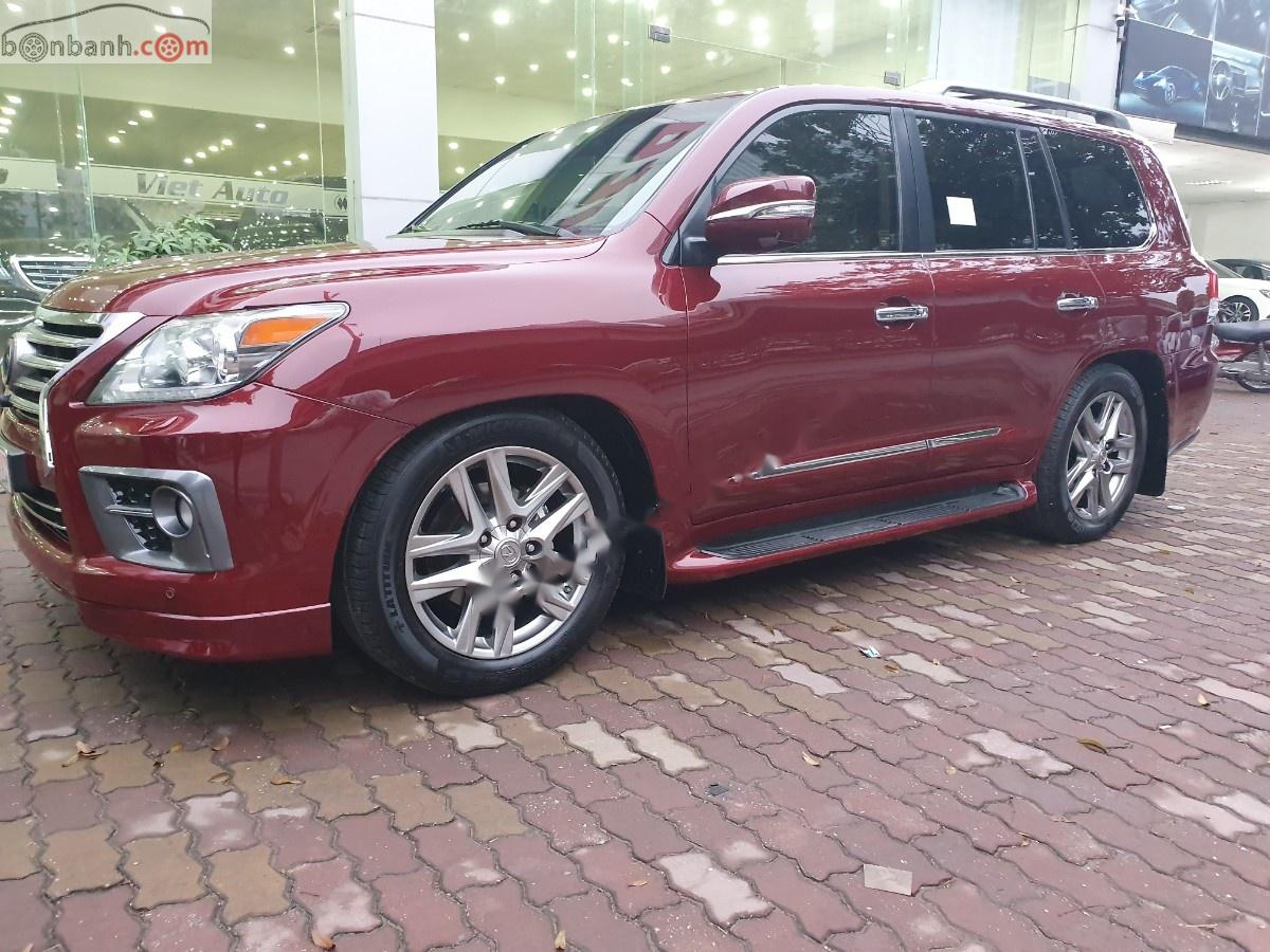 Lexus LX 570 2010 - Bán Lexus LX 570 năm sản xuất 2010, màu đỏ, nhập khẩu