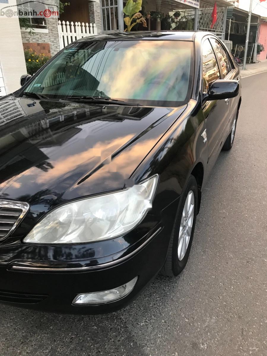 Toyota Camry 2.4G 2003 - Cần bán lại xe Toyota Camry 2.4G sản xuất năm 2003, màu đen