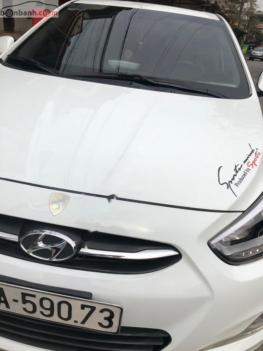 Hyundai Accent 2015 - Bán Hyundai Accent 2015, màu trắng, nhập khẩu nguyên chiếc