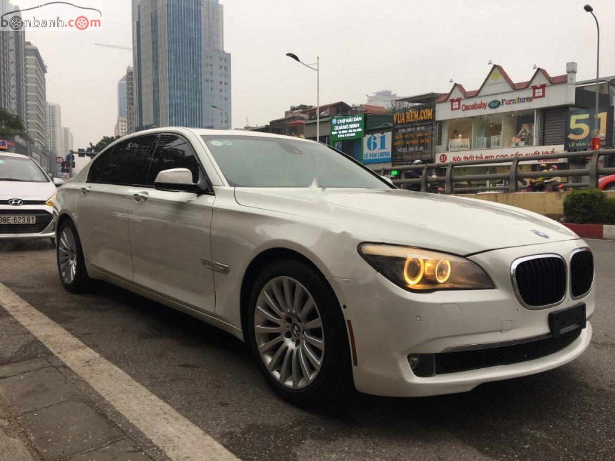 BMW 7 Series 750Li 2010 - Cần bán lại xe BMW 7 Series 750Li 2010, màu trắng, nhập khẩu nguyên chiếc