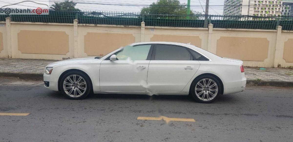 Audi A8  L 4.2 2010 - Cần bán lại xe Audi A8 L 4.2 2010, màu trắng, nhập khẩu nguyên chiếc