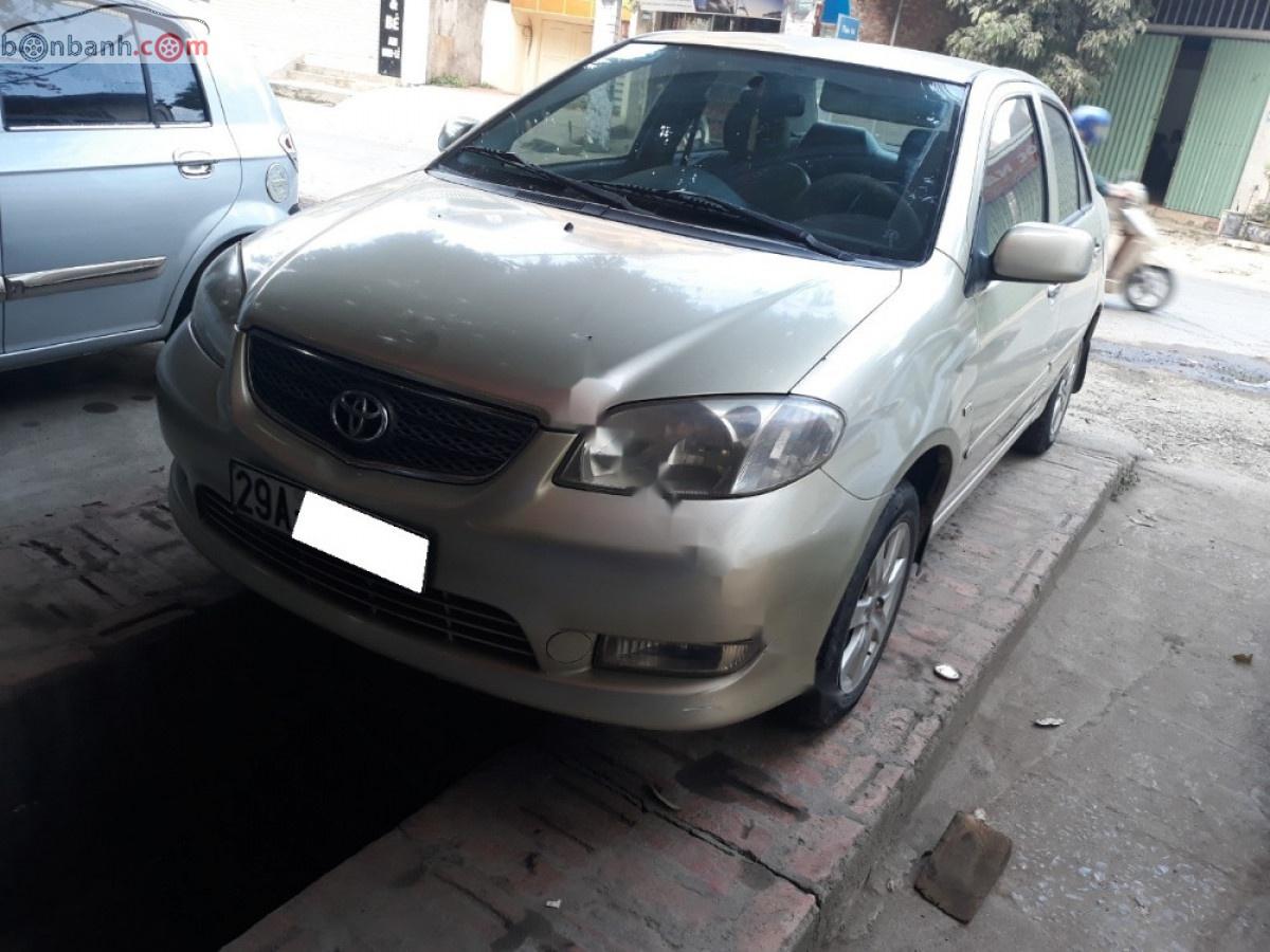 Toyota Vios 1.5G 2003 - Cần bán xe Toyota Vios 1.5G năm 2003, màu bạc số tự động, giá 165tr