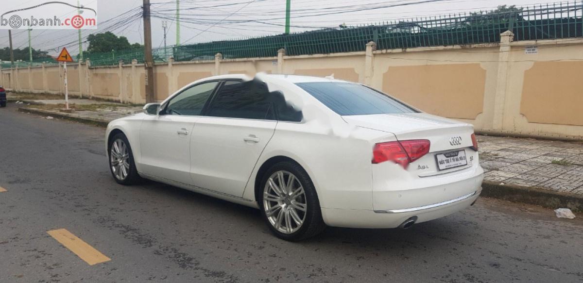 Audi A8  L 4.2 2010 - Cần bán lại xe Audi A8 L 4.2 2010, màu trắng, nhập khẩu nguyên chiếc