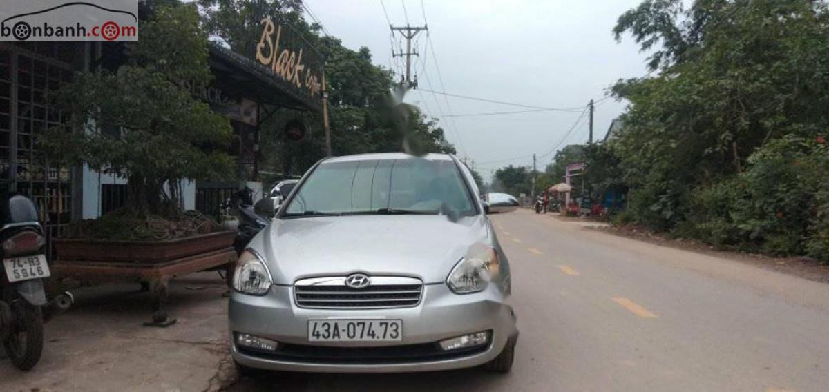 Hyundai Verna   2009 - Cần bán Hyundai Verna 1.4 AT sản xuất năm 2009, màu bạc, nhập khẩu  