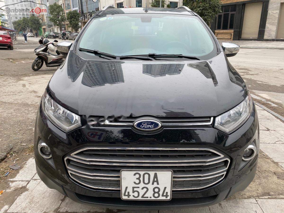 Ford EcoSport Titanium 1.5L AT 2015 - Bán Ford EcoSport 1.5 AT Titanium đời 2015, màu đen còn mới, giá chỉ 468 triệu