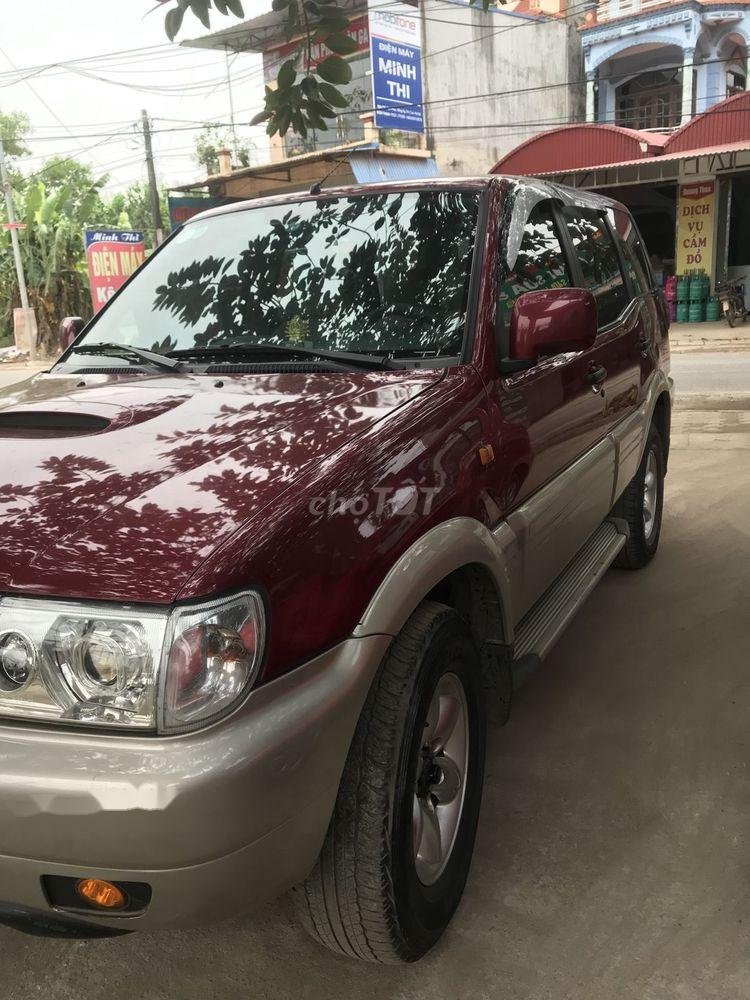 Nissan Terrano    2002 - Bán xe Nissan Terrano đời 2002, màu đỏ, xe nhập