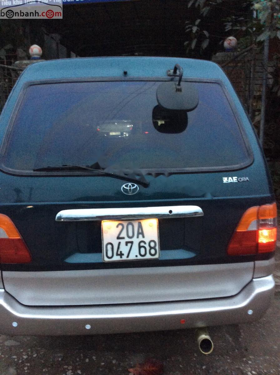 Toyota Zace 2001 - Bán xe Toyota Zace GL đời 2001, màu xanh lam, nhập khẩu nguyên chiếc