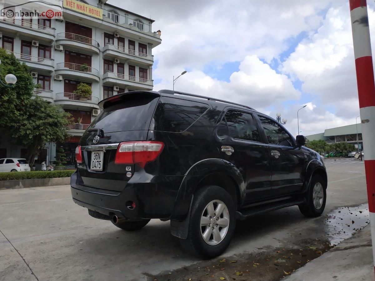 Toyota Fortuner 2.7V 4x4 AT 2009 - Cần bán lại xe Toyota Fortuner 2.7V 4x4AT năm 2009, màu đen 