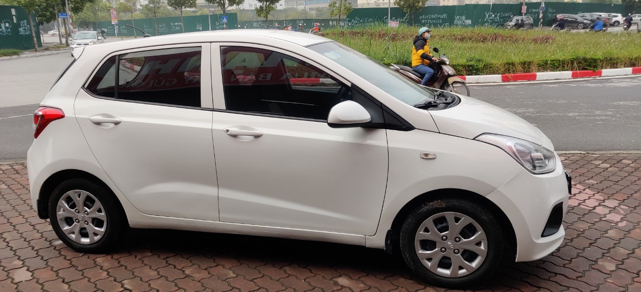 Hyundai Grand i10 1.0 MT 2014 - Bán xe Hyundai i10 1.0 MT đời 2014, màu trắng, nhập khẩu chính hãng