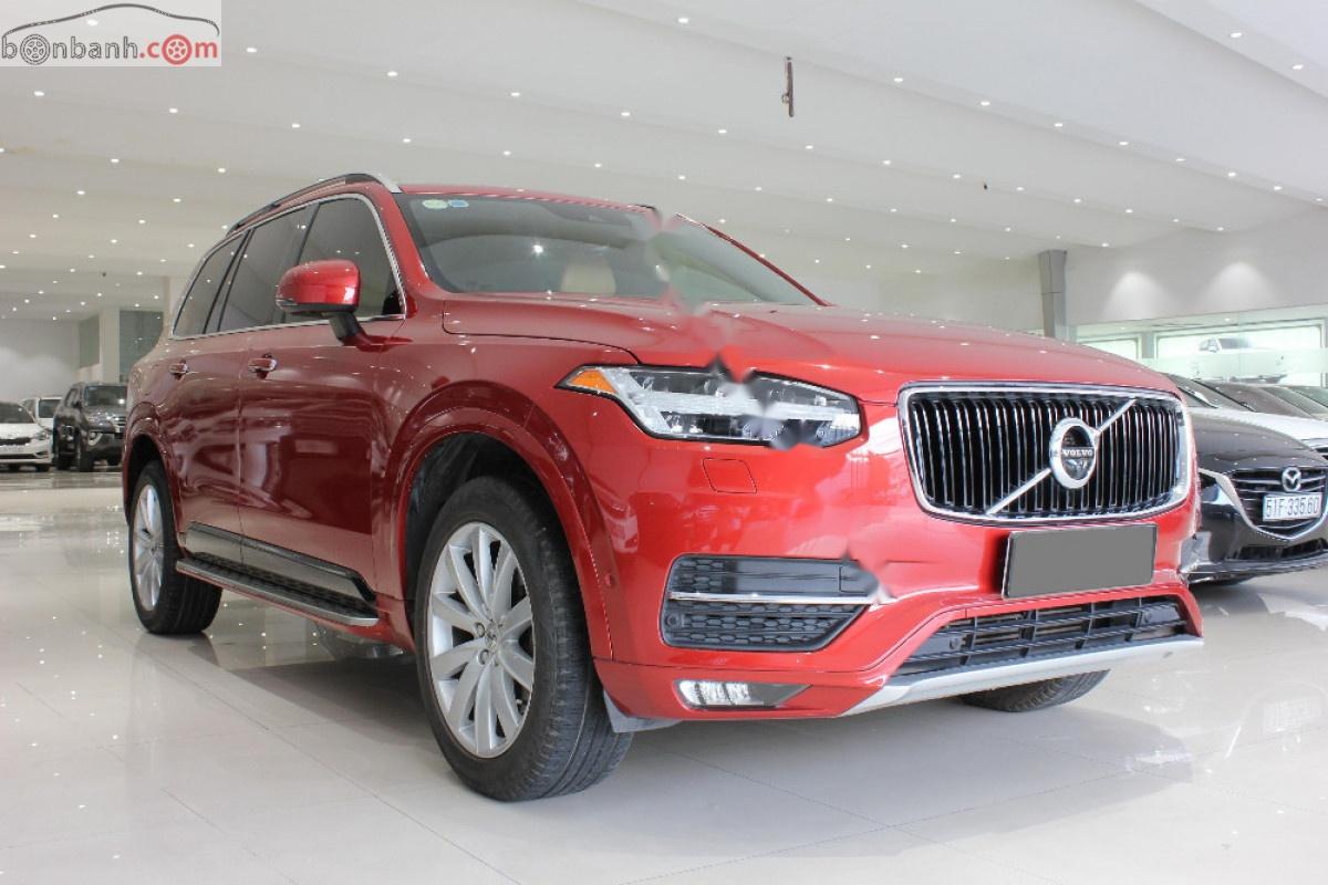 Volvo XC90 2015 - Cần bán gấp Volvo XC90 sản xuất 2015, màu đỏ, nhập khẩu