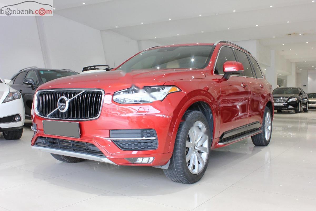 Volvo XC90 2015 - Cần bán gấp Volvo XC90 sản xuất 2015, màu đỏ, nhập khẩu