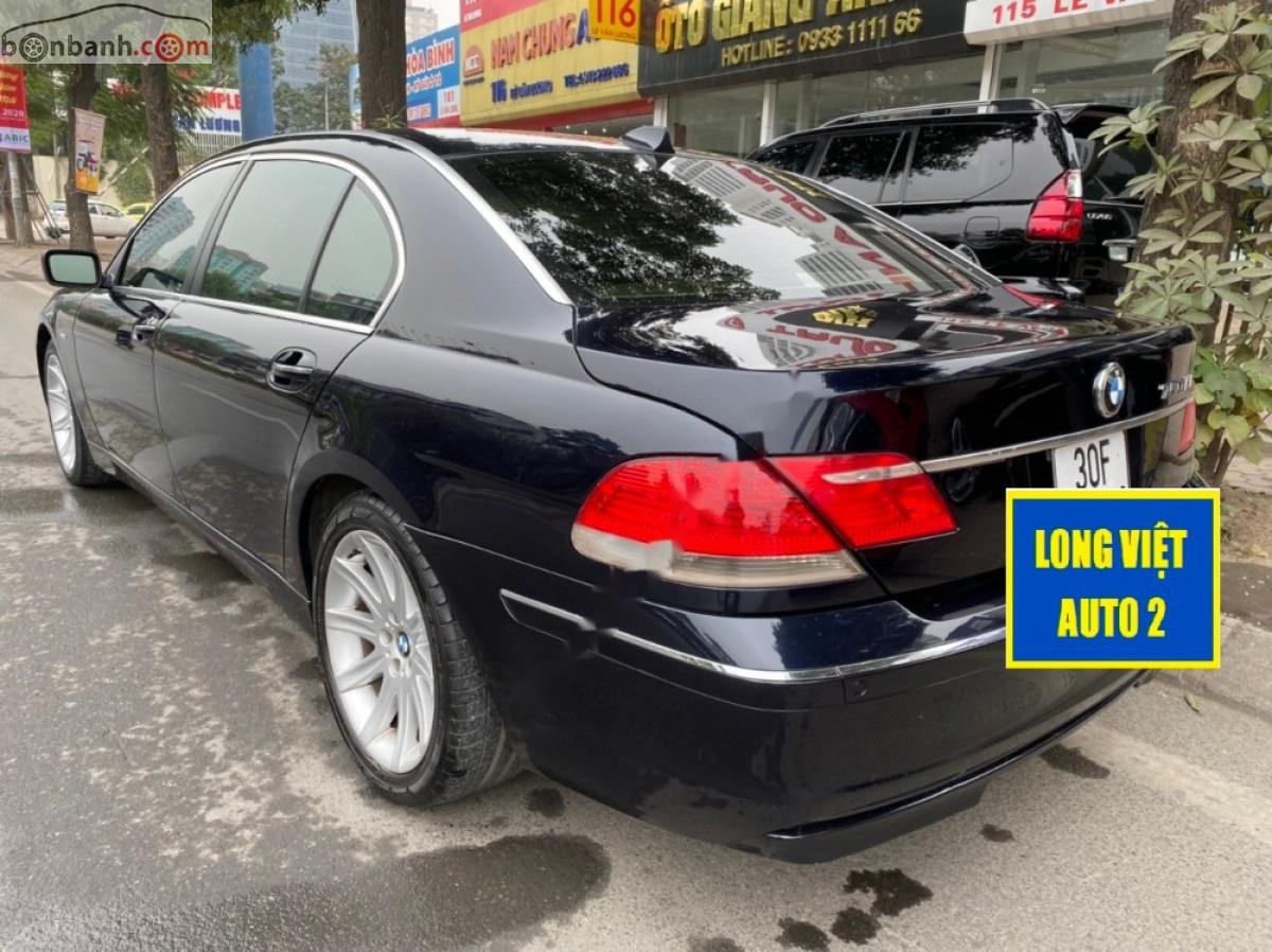 BMW 7 Series 2006 - Cần bán xe BMW 7 Series 2006, màu xanh lam, nhập khẩu nguyên chiếc chính chủ, giá tốt