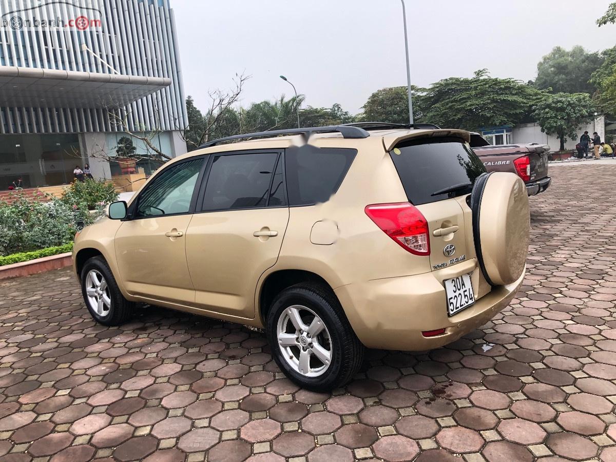 Toyota RAV4   2008 - Cần bán xe Toyota RAV4 2.4 AT 2008, màu vàng, nhập khẩu 