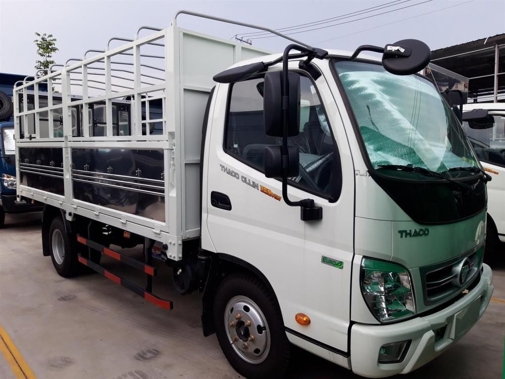 Thaco OLLIN 2018 - Xe tải 3,5 tấn, Thaco Ollin 350. E4, thùng dài 4,3m, máy công nghệ Isuzu, hỗ trợ ngân hàng