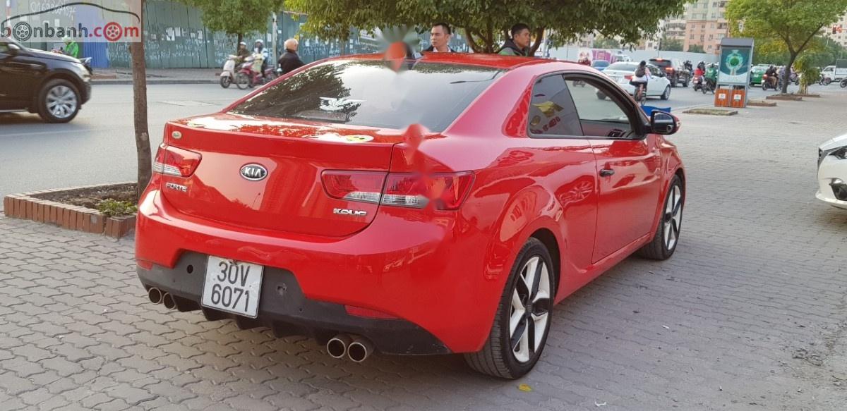 Kia Forte Koup 1.6 AT 2009 - Bán Kia Forte Koup 1.6 AT sản xuất năm 2009, màu đỏ, nhập khẩu