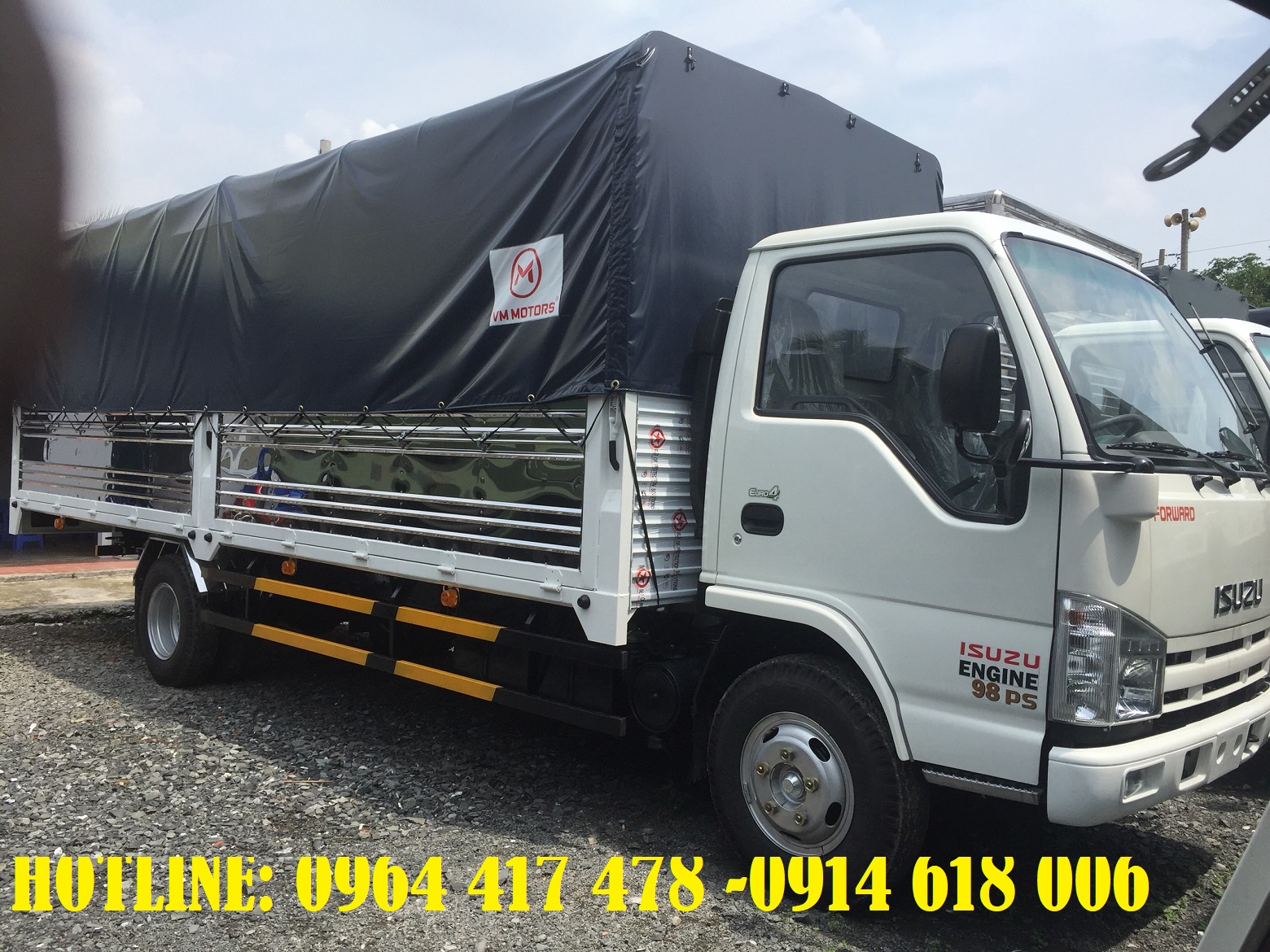 Isuzu NK650 2019 - ISUZU 1T9 thùng dài 6m2, giá tốt, hỗ trợ vay cao