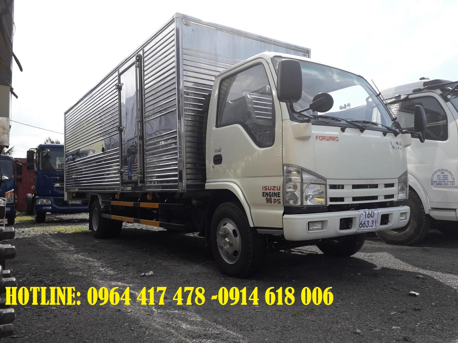 Isuzu NK650 2019 - Bán xe tải Isuzu 1T9 thùng dài 6m3, máy khỏe giá tốt