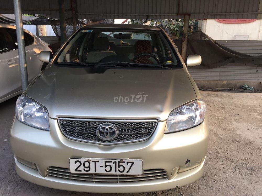 Toyota Vios 2003 - Cần bán Toyota Vios đời 2003, màu vàng