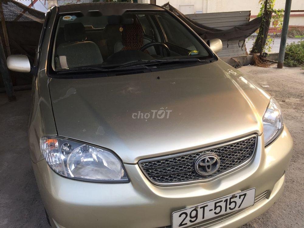 Toyota Vios 2003 - Cần bán Toyota Vios đời 2003, màu vàng