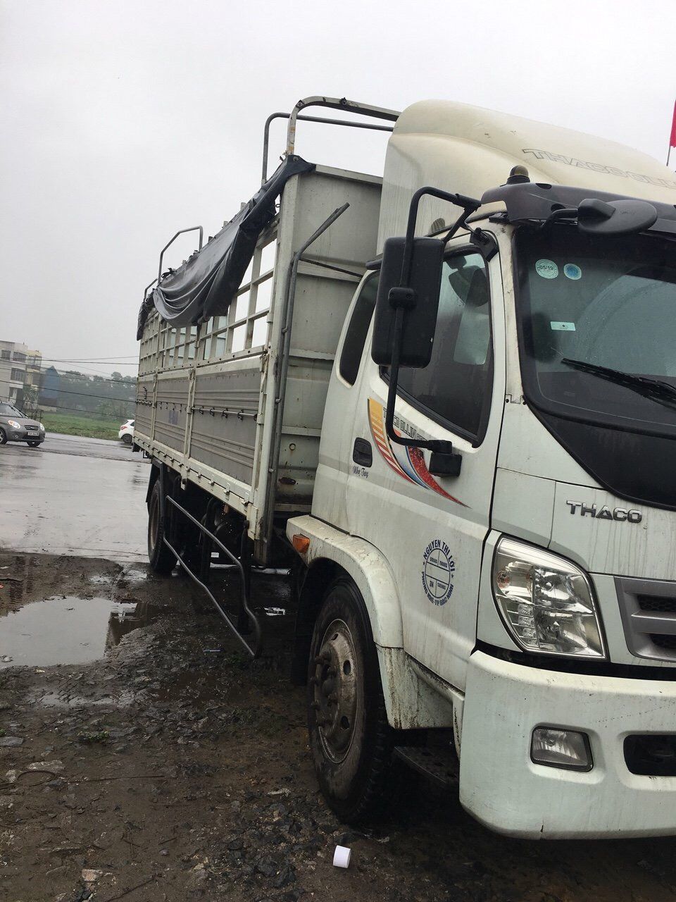 Thaco OLLIN 2015 - Bán xe tải Thaco Ollin 800A cũ, olin 800A cũ đời 2016 chạy chuẩn 7 vạn, dàn lốp mới
