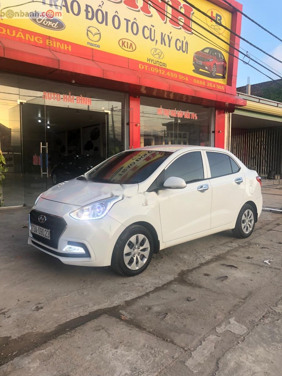 Hyundai Grand i10   2017 - Bán Hyundai Grand i10 1.2 MT 2017, màu trắng như mới