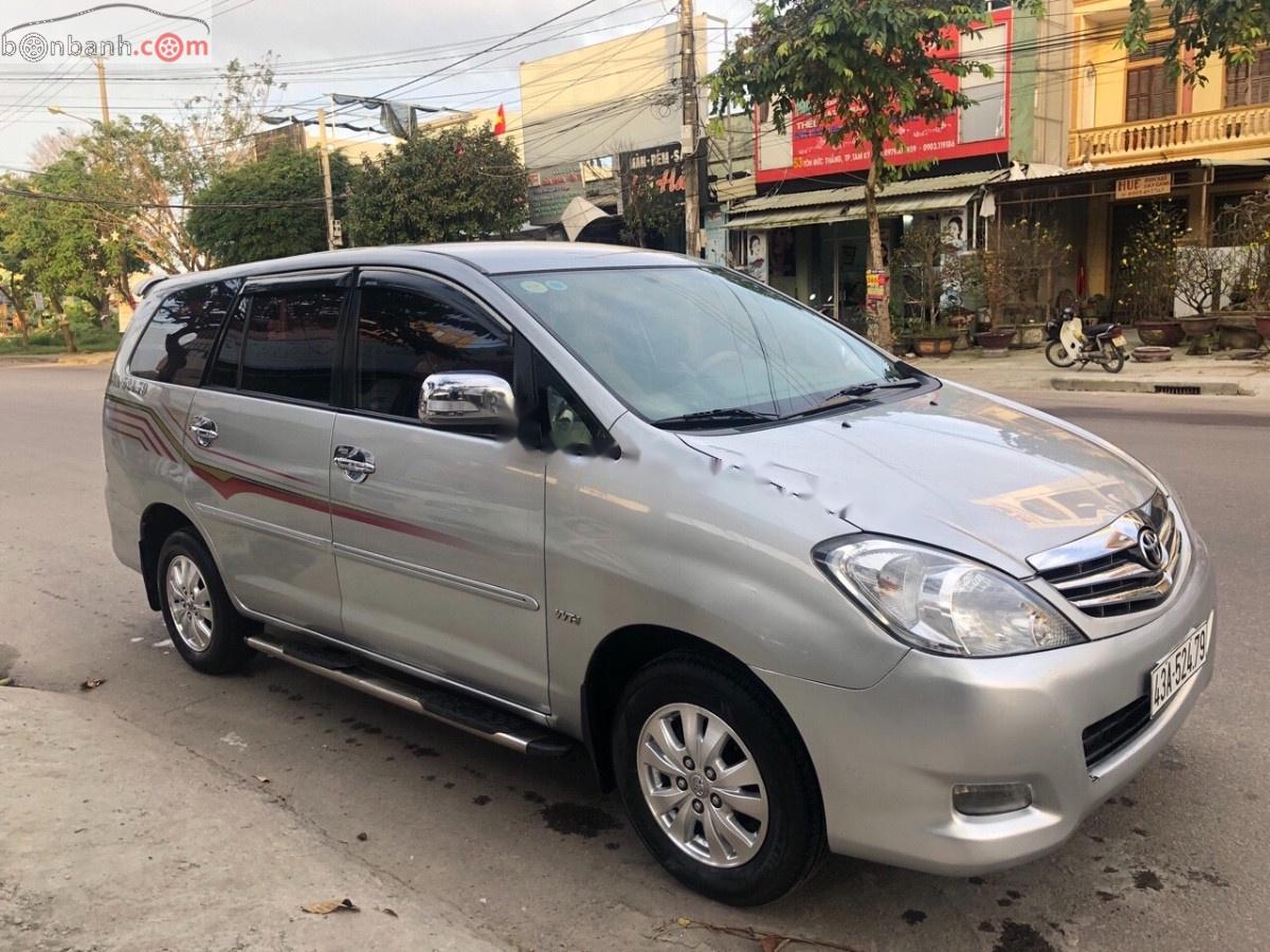 Toyota Innova 2008 - Cần bán lại xe Toyota Innova đời 2008, màu bạc, chính chủ