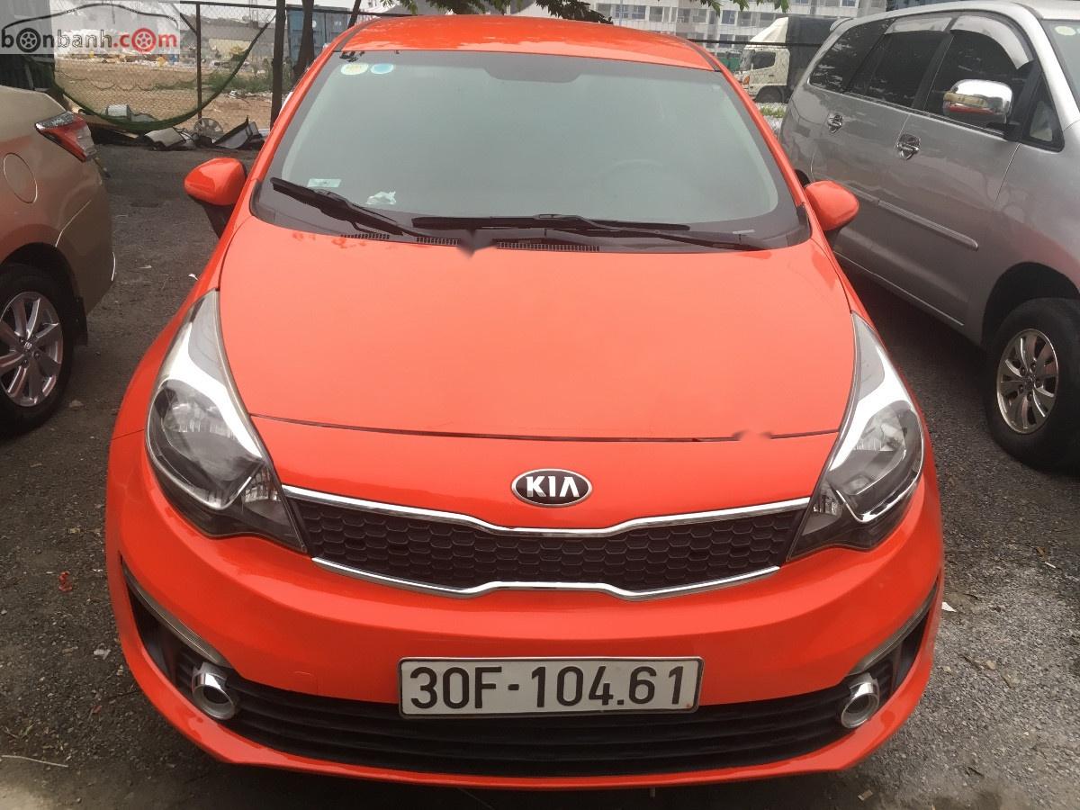 Kia Rio 1.4 AT 2014 - Bán xe Kia Rio 1.4 AT sản xuất 2014, màu vàng, nhập khẩu giá cạnh tranh