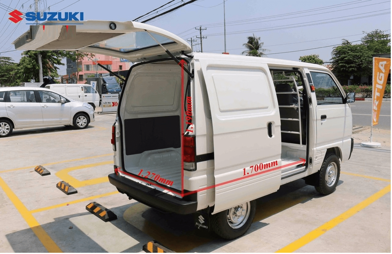 Suzuki Blind Van 2019 - Hỗ trợ giao xe nhanh toàn quốc chiếc xe Suzuki Blind Van, sản xuất 2019, màu trắng, nhập khẩu nguyên chiếc