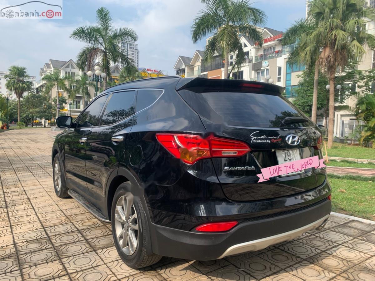 Hyundai Santa Fe 2013 - Cần bán Hyundai Santa Fe 2.4L 2013, màu đen, xe nhập