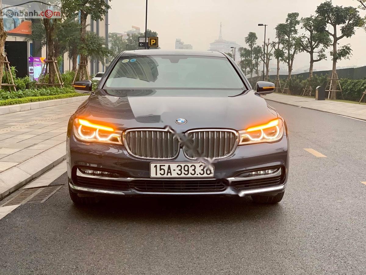 BMW 7 Series 730Li 2016 - Cần bán BMW 7 Series 730Li năm sản xuất 2016, màu xanh lam, nhập khẩu nguyên chiếc