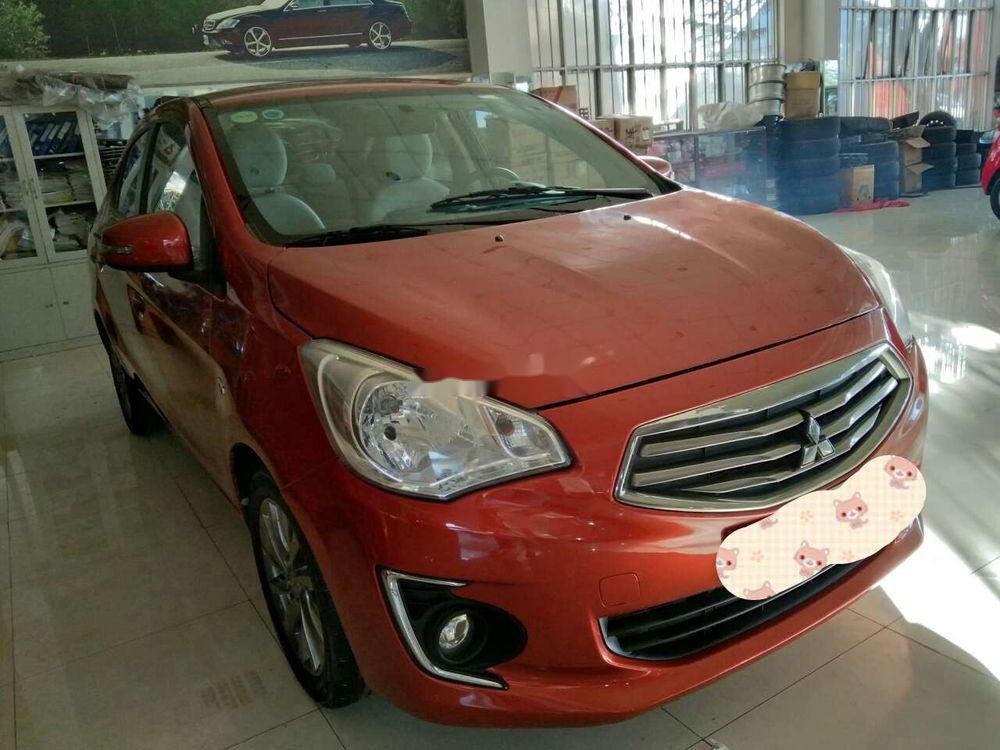 Mitsubishi Attrage  MT 2015 - Bán Mitsubishi Attrage MT đời 2015, màu đỏ, giá 275tr