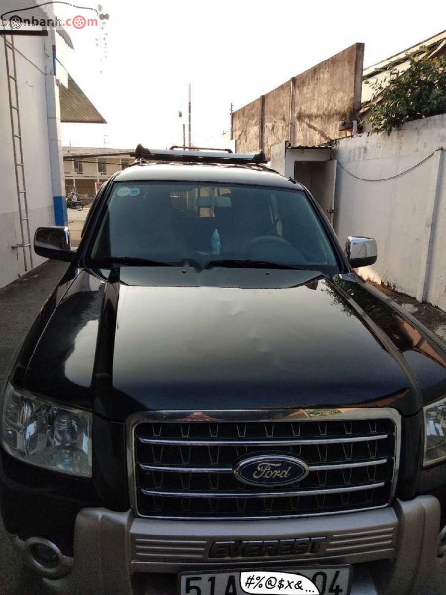 Ford Everest   2007 - Bán xe Ford Everest 2.5L 4x2 MT đời 2007, màu đen, giá tốt