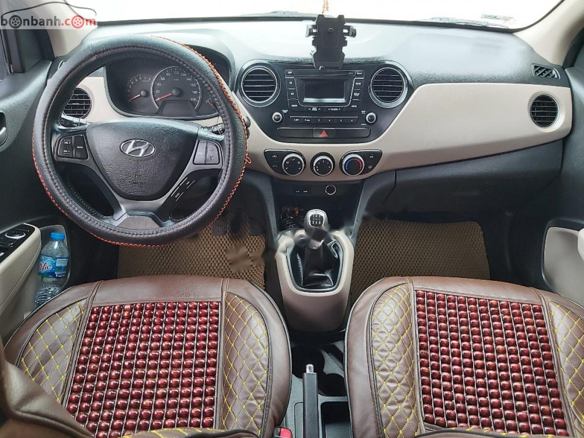 Hyundai Grand i10 2014 - Cần bán xe Hyundai Grand i10 1.0 MT đời 2014, màu trắng, nhập khẩu nguyên chiếc số sàn